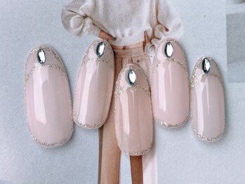 ネイルサロンフォーユー(for u)/かこみフレンチ♪￥6980