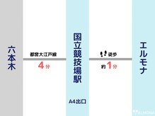 グリーンピール エルモナ(GREENPEEL ELMONA)/六本木駅から乗り換えなし◎