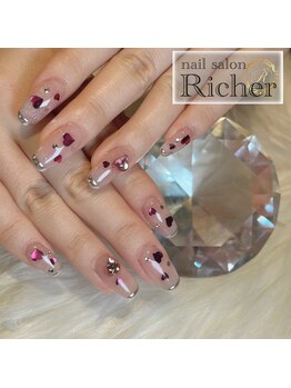 エスフィーネイルサロン リシェル(Esfy nailsalon Richer)/ハートネイル