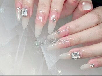 シンプルロングネイル