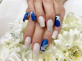 お持込み☆紫陽花ネイル