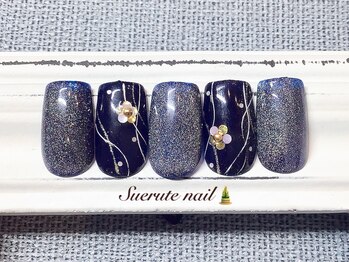 スエルテ ネイルサロン 北千住店/オーロラマグネットネイル ¥8000