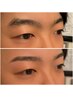 【完璧眉毛◆眉毛wax脱毛＋眉毛パーマ＊ブロウラミネーション】70分¥8250