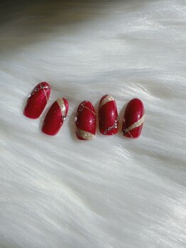 ミテソロ(mi tesoro)/2024年12月定額ネイル 7700