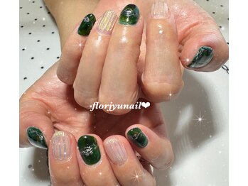 フロージュ ネイル(florjyu nail)/バカラニュアンスnail