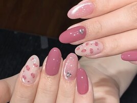 持ち込みシンプルデザインネイル