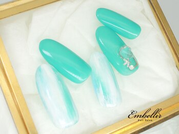 (526)夏カラーぼかしネイル