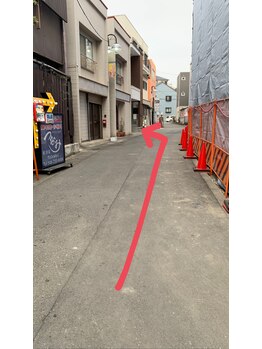 アンベリール(Embellir)/駅からお店までの道