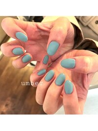 くすみブルー☆