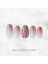 ネイルステーション ルミネ新宿1店(NAIL STATION)/ニュアンスネイル／パラジェル