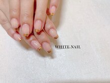 ホワイトネイル 武蔵小杉店(WHITE NAIL)/ミラーフレンチ