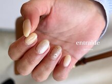 アントレッド(entraide)/ミラーフラワーネイル