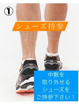 足と靴のエスジー治療院/１．矯正用インソールを作る流れ