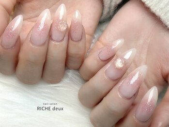 じゅんわりチークネイル