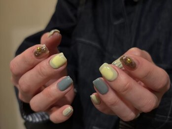 ファボリ(favori nail×eyelash)の写真/金山◆[ちょっとだけ個性を出したい方に*フリーアート90分￥7700]オリジナルアートでsns映えする指先に♪