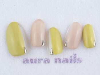 アウラネイルズ(aura nails)/☆ベーシックデザイン¥7800