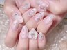 【HAND/長さだしOK】つけ放題　ロング14,500円　画像は長さ・フィル無し目安