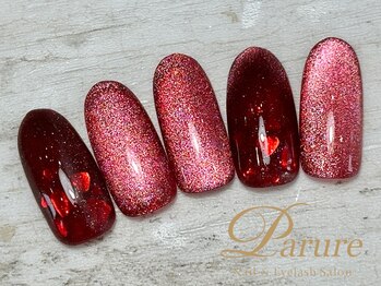 パリュール 西荻窪(Parure)/定額Bコース　バレンタイン/赤