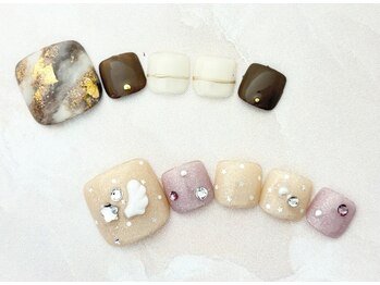 ネイルパティオ 浦和店(nail patio)の写真/選べるオフ込ネイル4000円～フットも豊富！華やかな指先に★パラジェル有/艶コートケア込/ブライダルにも◎