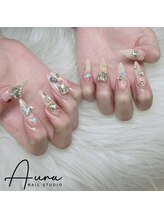 オーラネイル(Aura Nail)/うる艶パーツネイル