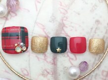 シェリー(Cherie)/クリスマスネイル(フット)