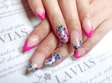 プロフェッショナル ネイルサロン ラヴィアス(LAVIAS)/【ジェル】10本アートし放題