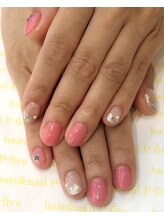 ヘアアンドネイル ピーファイブ(P-five)/大人可愛い！ピンクネイル♪