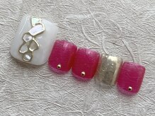 アバーブザビューティーアイランド 吉祥寺店(Above the beauty island)/デザインフットネイル　￥13,640