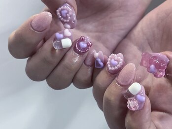 グロウ ネイル(GLOW×NAIL)/Art by SAKURA