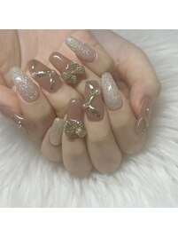 リボンネイル　¥6500～