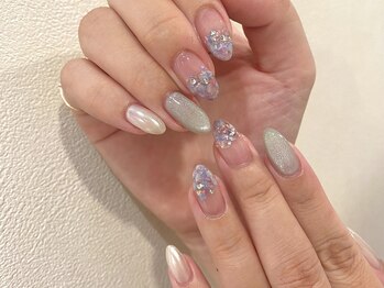 アモフ(amof)/紫陽花ネイル