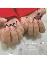 リアンド(Li&)/ボルドーフレンチ×リボン