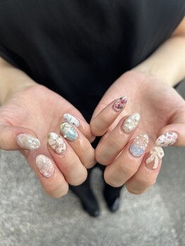ペタロ(Petalo)の写真/最旬ネイルで指先からオシャレに！ハイセンスなニュアンスアート～個性派ネイルまで豊富にご用意♪