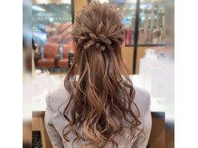 アトリエはるか コトチカ京都/ふわ巻きハーフアップ☆