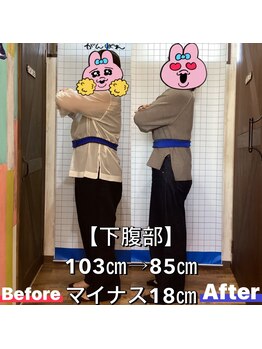 ヒデ整体院(Hide整体院)/ダイエット痩身成果&骨盤矯正