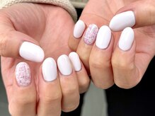 ハズグラスネイル(Haze Grass nail)/ツイードネイル