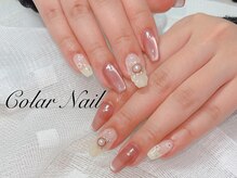 コラールネイル 本町(Colar Nail)/ぷっくりフラワー♪