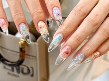 ウォルトウキョウ 池袋(WOL TOKYO)/お花♪人気クリアネイルデザイン
