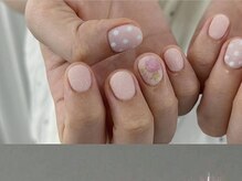 ジェミーネイル エビス(Jemiy nail ebisu)/花柄シュガードット