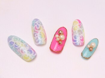 ネイリックス アヴェニール(NAILX avenir)/パステルフラワー