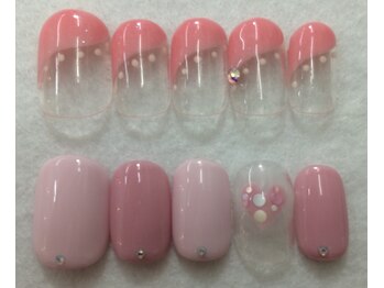 ネイルサロン チュシャ(cheshie)/シンプルハンドデザイン￥5800