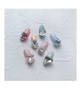 ネイルアイラッシュ アールエビス(R EBISU)/ビジューネイル