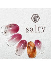 グラデーションんネイル