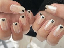 アース コアフュールボーテ 笛吹店(EARTH coiffure beaute)/ワンカラー&ハート　6900円