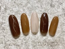 ミオリィ(meoli)/ワンカラー＋ジェルアート