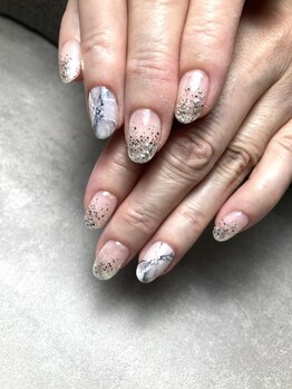 ラキネイル(LAKI Nail)/大理石ネイル