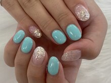 ディーネイル 池袋(D-nail)/【山崎】キラキラサマーネイル