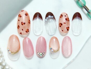 プラスネイル 銀座中央通り店(PLUS NAIL)の写真/短い爪でもおしゃれにキマる上品デザイン★新デザインはフォトギャラリーをチェック！【銀座中央通り店】