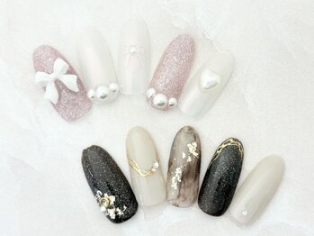 ネイルパティオ 浦和店(nail patio)の写真/選べるオフ込ネイル4000円～長さ出しも対応♪ガラスフレンチなどの人気ARTも用意！ブライダルにもおススメ
