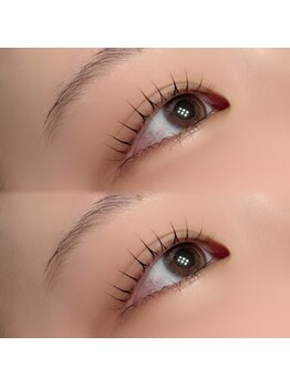 アムリス(AMOURIS)の写真/《すっぴんでも自信が持てる上品な目元に☆》お客様一人ひとりの目の形に合わせ、理想のお目元を叶えます◎